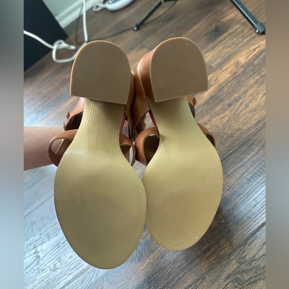 Kelsi Dagger | Gina Brown Vachetta Belted Cutout Strappy Sandals - Picture 12 of 12